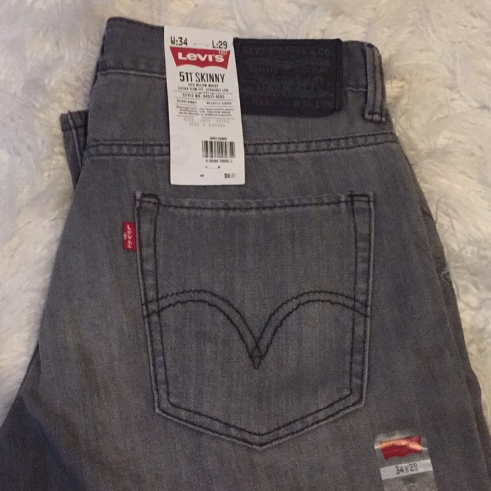 Levi's 511- Men's Skinny Denim Slim Fit pants - Picture 3 of 7
